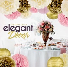 Pcs party decorations pom - 22,