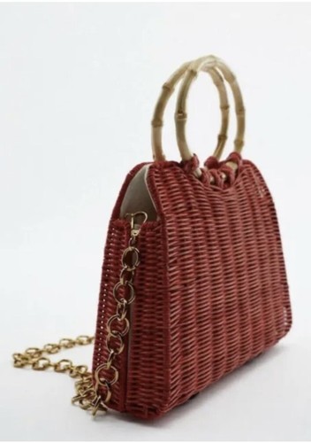 Zara bamboo rattan wicker red - bamboo,