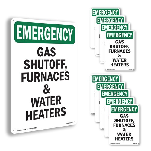 Gas shutoff furnaces and water - gas,