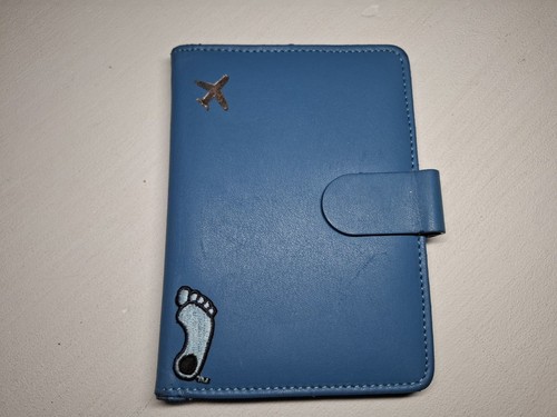 Blue travel wallet - travel,