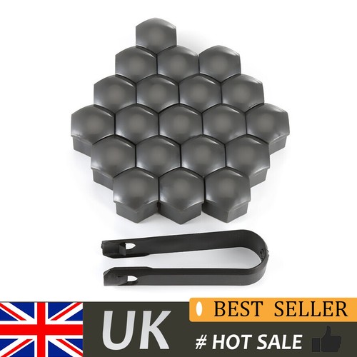 17mm grey wheel bolt - grey, nut