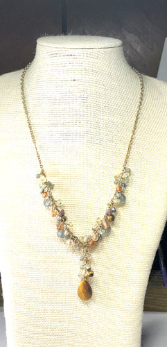 Avon necklace acrylic tiger - acrylic, tiger's