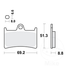 Trw brake pads carbon - trw,