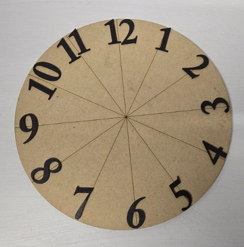 Clock face numbers 25mm - clock, -25mm