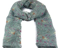 Ladies Christmas Robin Print