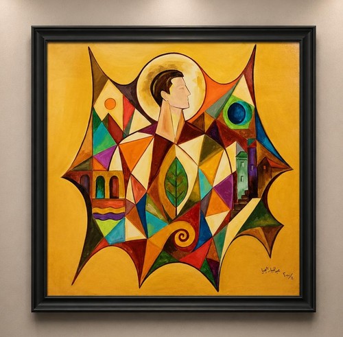 Acrylic canvas painting by - acrylic,