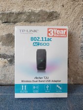 TP-Link AC600 Dual Band Wireless USB Adapter New in Box Archer T2U 802.11ac 