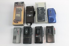 Portable Micro Cassette Recorders Vintage Sony Olympus Sanyo Untested 