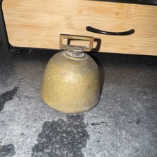 Antique Brass Cow Bell 5-inch