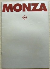 OPEL MONZA Car Sales Brochure