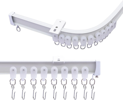 Ceiling curtains track system - track,