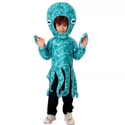 Kids blue octopus costume - blue,