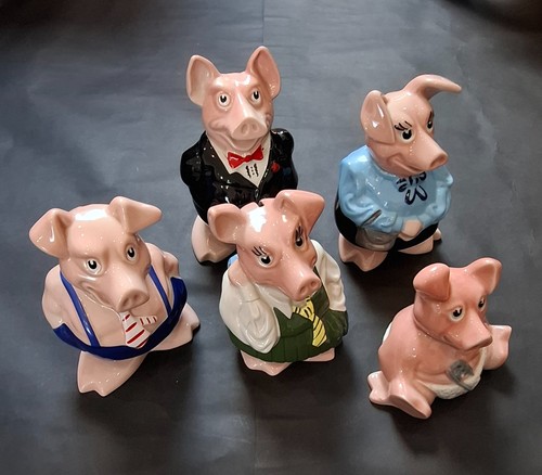 Natwest pigs full set - natwest,