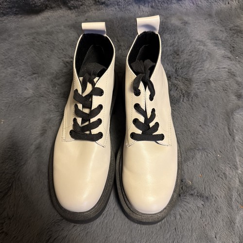 Chunky white chelsea boots - h&m,