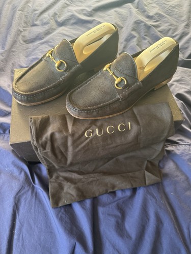 Gucci loafers shoes - shoes, suede