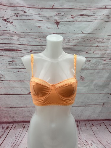 Vintage peach lace underwired - vintage,