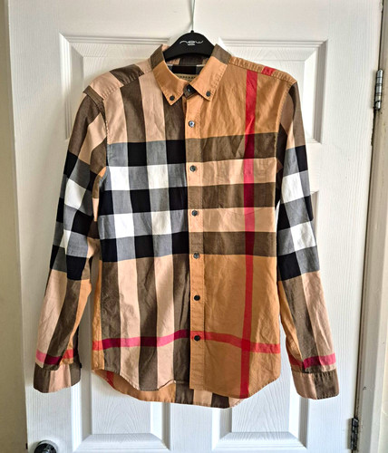 Burberry men check cotton - burberry,