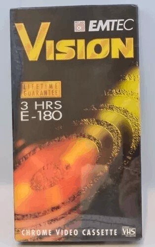 Blank vhs emtec - blank, e-180