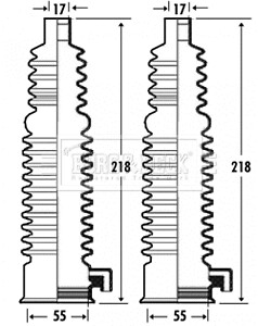 Borg beck front - front, steering