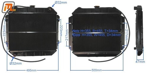 Ford capri mk2 - capri, radiator