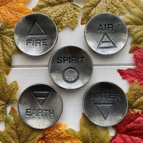 Pewter offering bowls - with, the