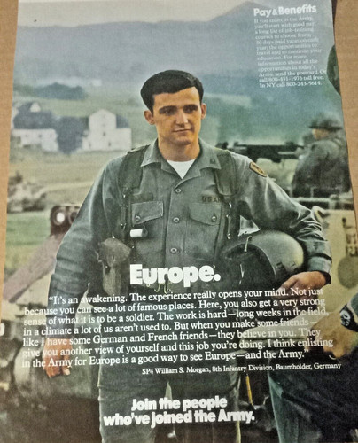 1977 print army military - print, ad-us