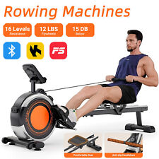 16 Levels Magnetic Rowing Machine Rower with LCD Home Gym Fitness Cardio Workout
