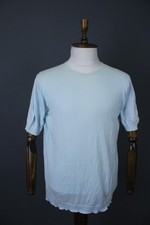 John Smedley Blue 100% Cotton