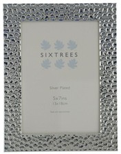 Embossed Silver Plated 7 x 5