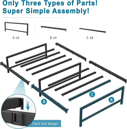 3ft heavy duty metal bed - duty,