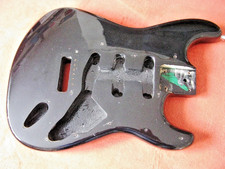 Strat type guitar body in