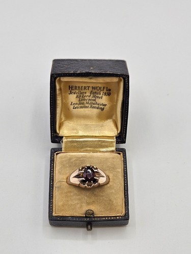 Antique 9ct gold - (1919),
