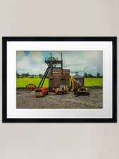 Colliery Machinery Framed Art
