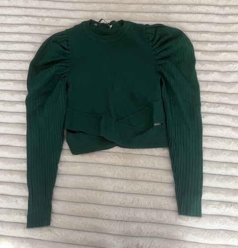 Zara women green - zara, rib-knit