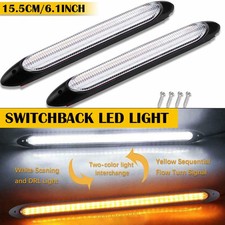 2pcs Sequential DRL LED