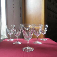6 Baccarat Cut Crystal Water
