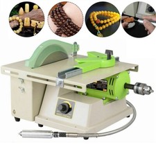 220V Jewelry Polish Machine Rock Buffer Bench Lathe Polisher Gem Grinder 1380W