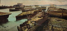 C1910 ship boat wreck - c1910, &