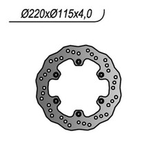 NG 422X 220MM FIXED X BRAKE