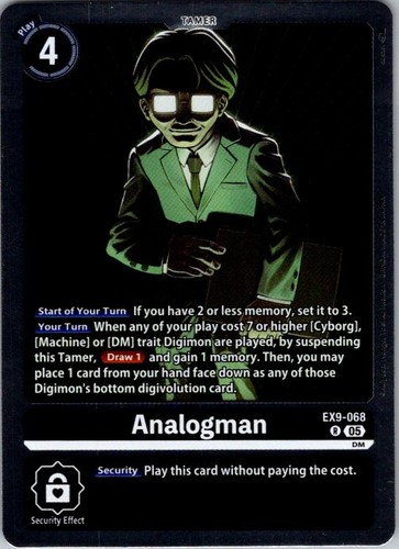 Digimon tcg analogman - tcg, ex-09