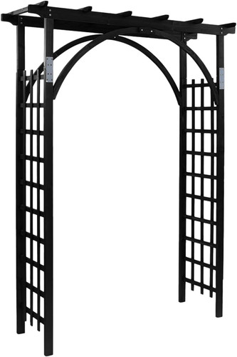 85in wooden arbor - arbor, garden