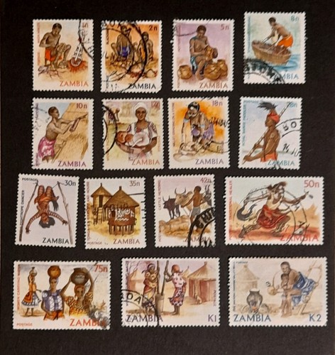 Zambia stamp set used 1981 - stamp, used.