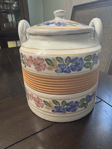 Mexican pottery tobacco jar - tobacco,