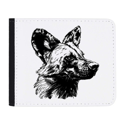 African wild dog side - wild, view'