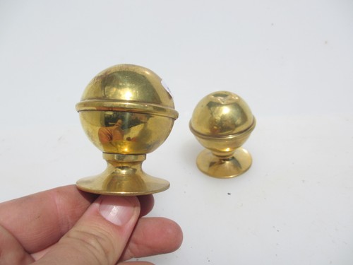 Victorian brass curtain pole - brass,