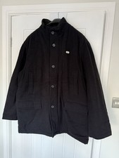 Men’s Navy Lacoste Wool Formal Coat Size XL Excellent Condition
