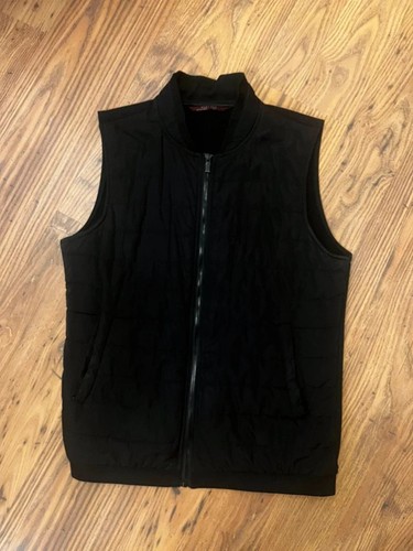 Zara black quilted gilet - zara,