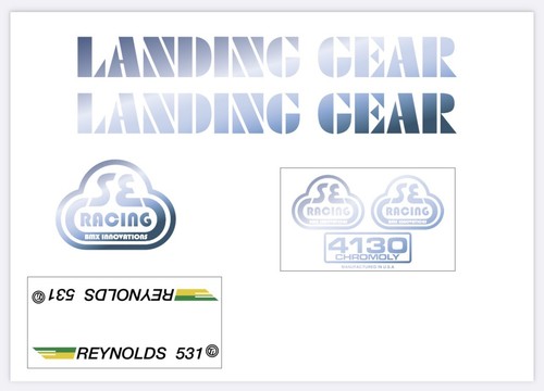 Racing quadangle decal set - se,