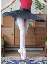 Professional adult ballet dance 8-layer hard net rehearsal practice tutu skirt
