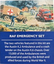 Airfix 1:76 RAF Emergency Set 03304 Model Kit bagged bargain 